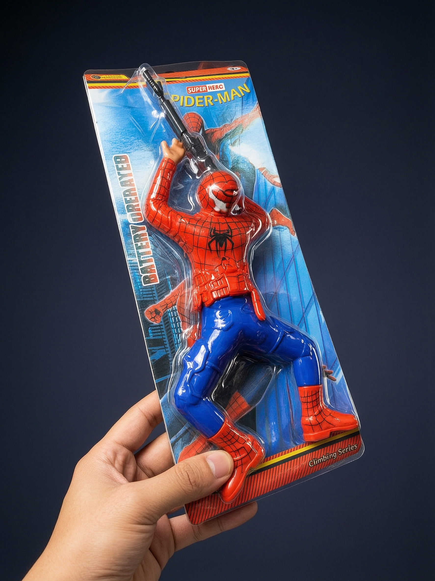 Spiderman Kids Action Figure dnk black shoes